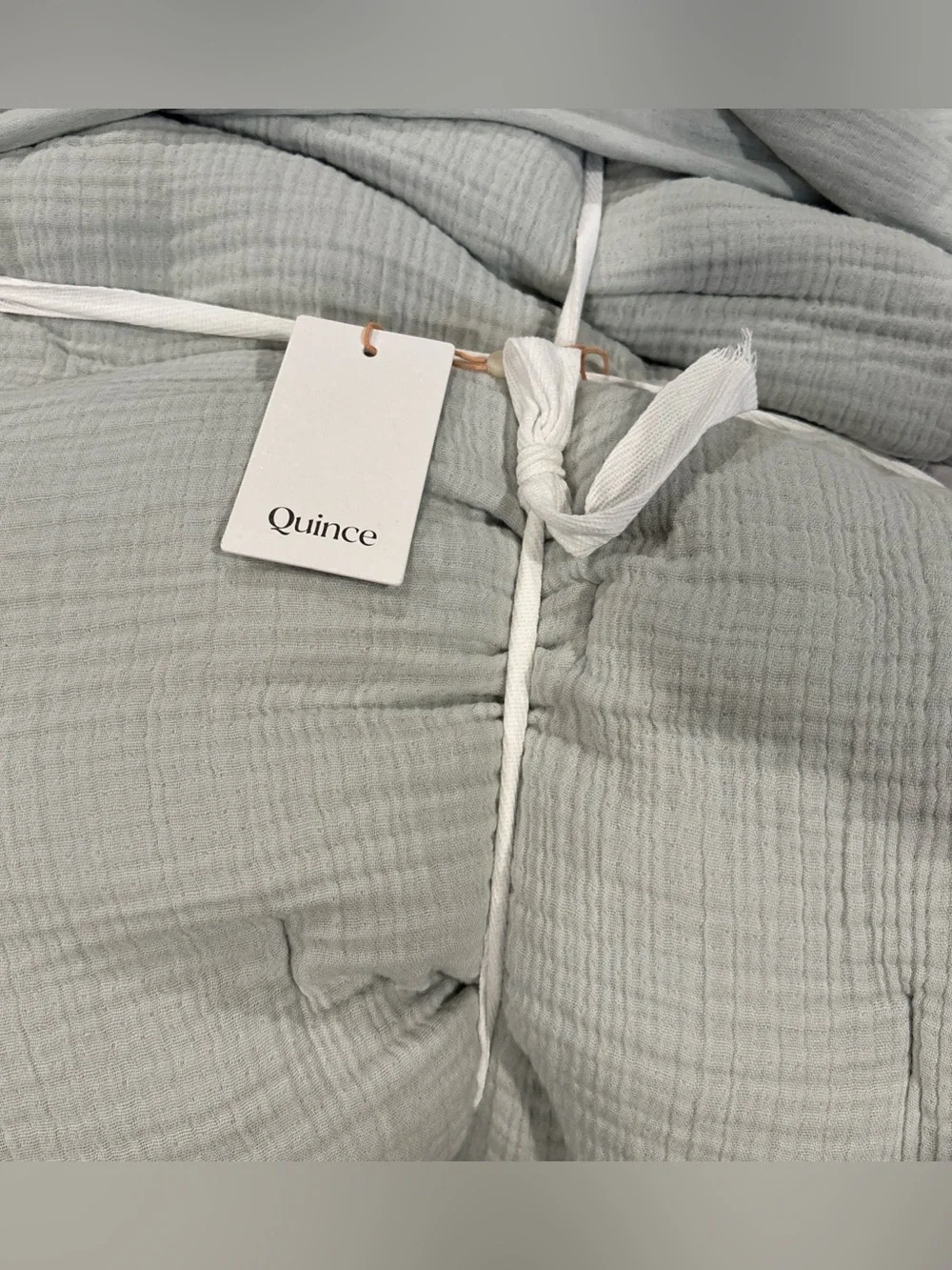 Organic Airy Gauze Dream Quilt Full/Queen in Mist